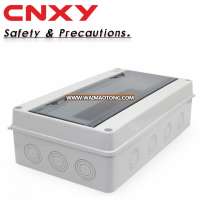 Water Resistant Plastic Circuit Box 220 / 380 Voltage With Transparent Flip